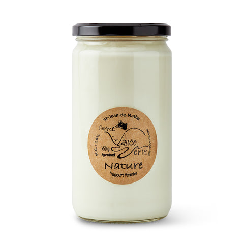 Yogourt  - Ferme Vallée Verte