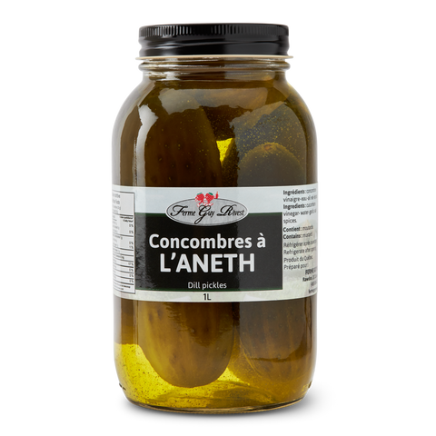 Cornichons à l'aneth (concombres)