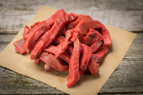 Lanières de boeuf pour sauté