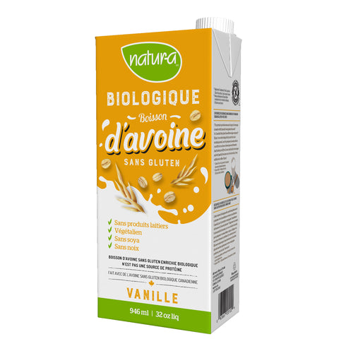 Boisson d'avoine biologique