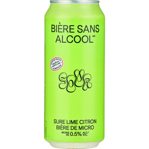 Bière sans alcool - sûre à la lime