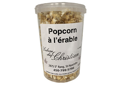 Maïs soufflé (popcorn) à l'érable