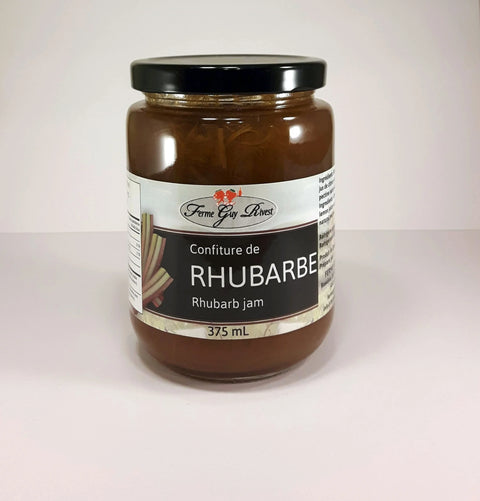 confiture de rhubarbe